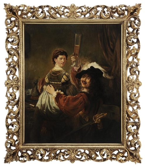 Van Rijn Rembrandt Rembrandt And Saskia In The Parable Of The Prodigal Son Mutualart