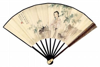 Lady With Fan - Xu Ying