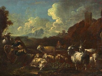 Pastoral Scene by Johan Heinrich Roos