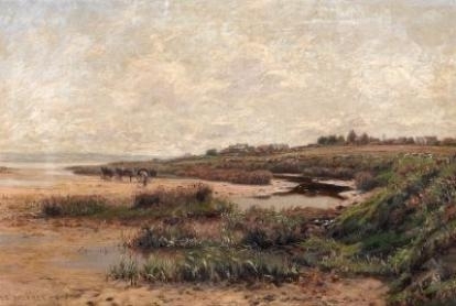 Low Tide off the Coast of Brittany by Eduard Spoerer, 1895