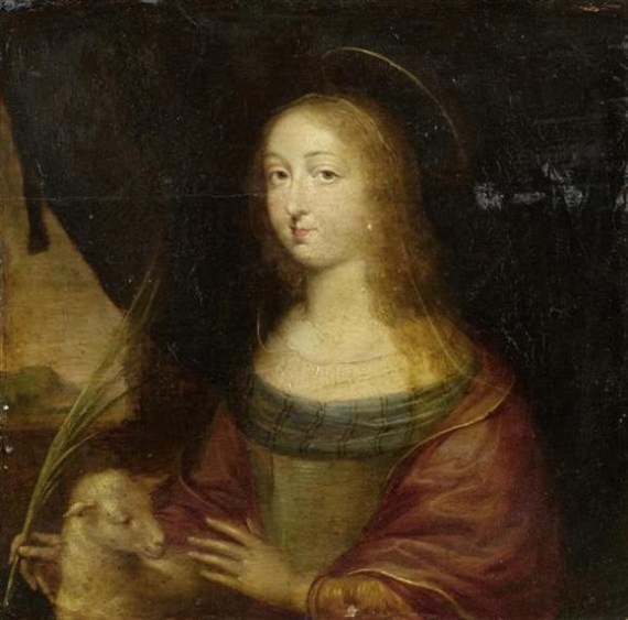 Saint Agnes by Otto van Veen