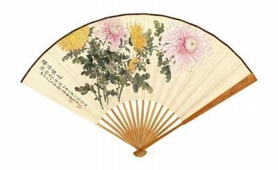 Chrysanthemums by Miao Gu Ying, 1945