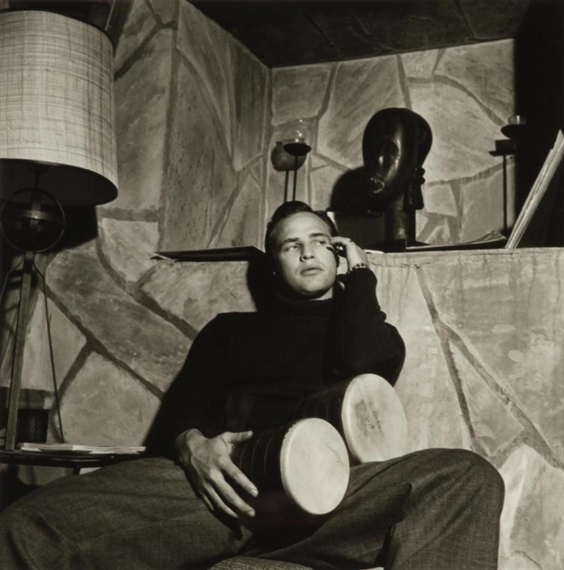 Marlon Brando at Home by Sid Avery, 1955/1976