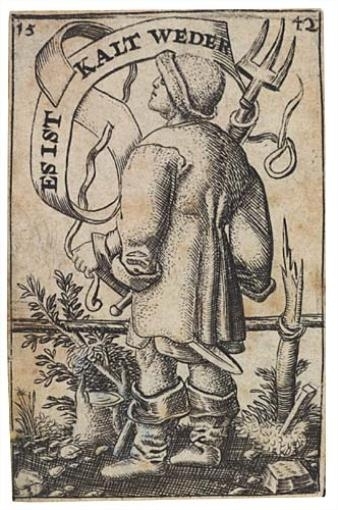 The Market Woman by Hans Sebald Beham, circa 1540