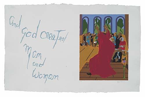 Artwork by Jacob Lawrence, Eight Passages, Made of color screenprints