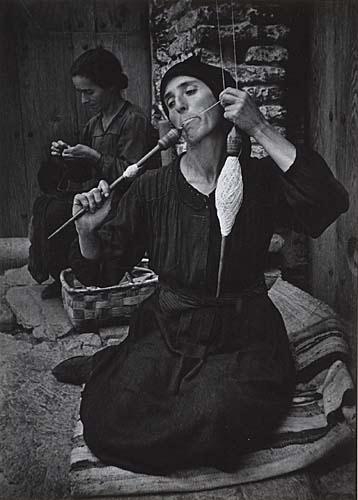 The Spinner, Deleitosa, Spain, 1950 by W. Eugene Smith, Rolf Petersen, printed 1950-1960s