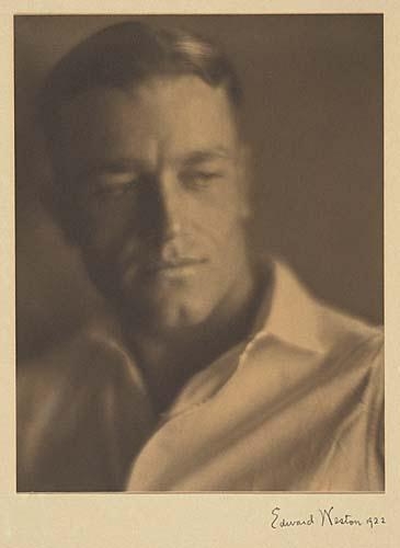 Portrait of a man by Edward Weston, 1922