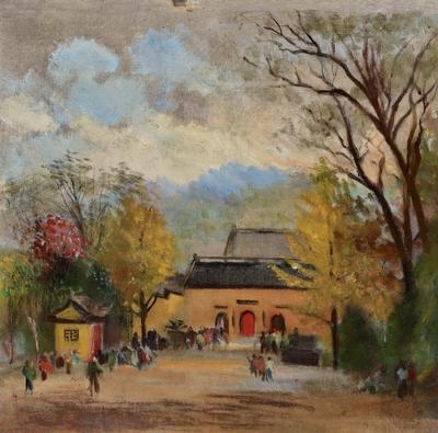 Nanjing Qixia Temple by Qin Xuanfu