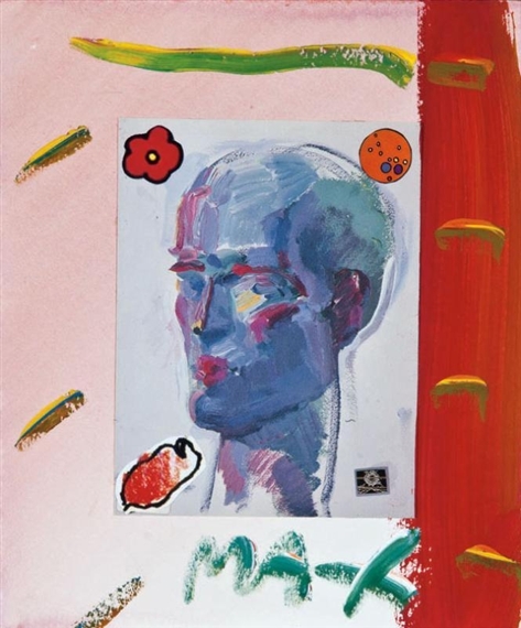 Peter Max | Face and Objects (1994) | MutualArt