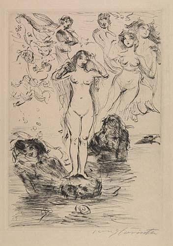 Die Geburt der Venus by Lovis Corinth, 1921