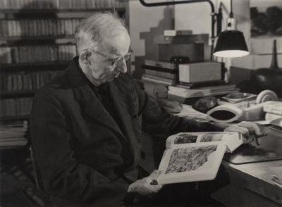 Artwork by Sabine Renger, Portrait of Albert Renger-Patzsch, Made of Gelatin silver print. Agfa paper