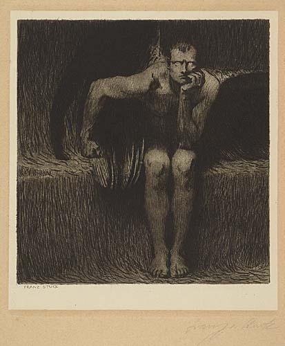 Lucifer by Franz von Stuck, 1889