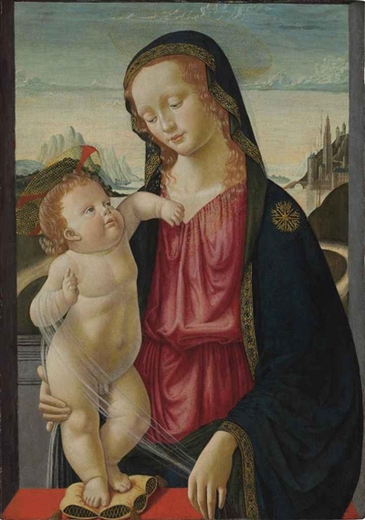 The Madonna and Child by Davide Ghirlandaio