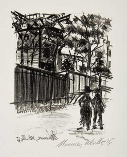 Le Moulin de la Galette, Montmartre by Maurice Utrillo