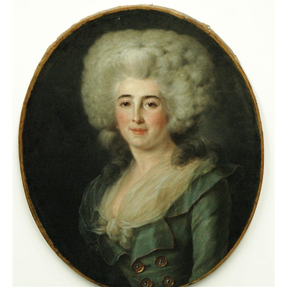 Portrait of a Lady by François-Hubert Drouais