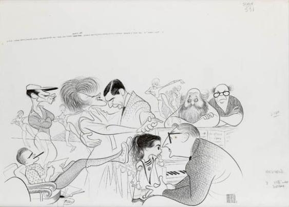 Here's Love by Al Hirschfeld, 1963