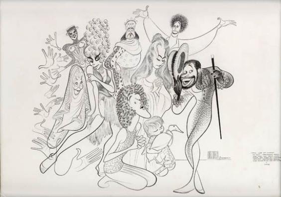Pippin by Al Hirschfeld, 1972