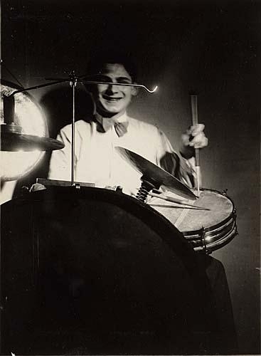 Bauhaus drummer by T. Lux Feininger, 1920