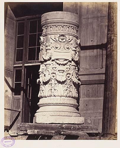 Colonnes du Gd. Foyer by Louis-Émile Durandelle, Circa 1866