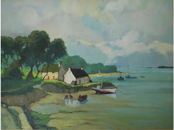 BAIE DE FOUESNANT by Georges Charles Robin