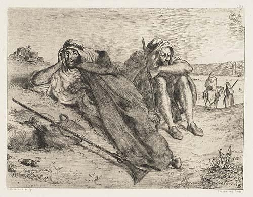 Arabes d'Oran by Eugène Delacroix, 1833