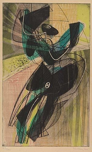 Danse du Soleil by Stanley William Hayter, 1951
