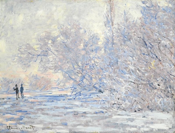 LE GIVRE À GIVERNY by Claude Monet, 1885