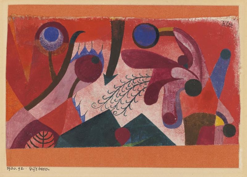 GIFTBEEREN (POISONOUS BERRIES) by Paul Klee, 1920