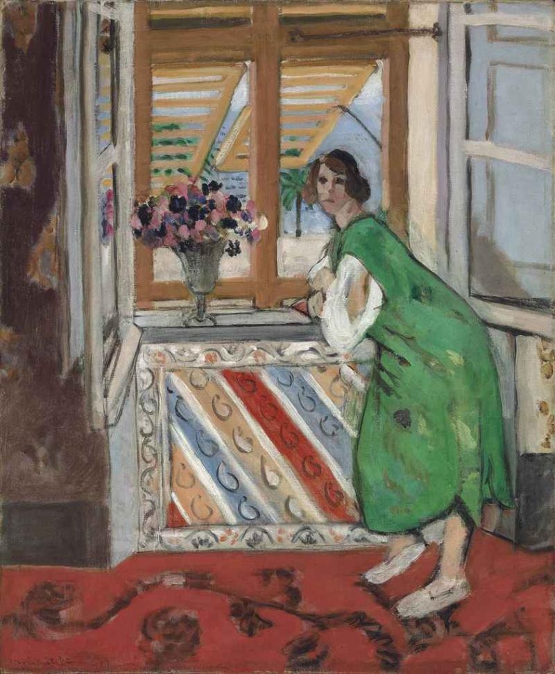 Jeune fille à la mauresque, robe verte by Henri Matisse, 1921