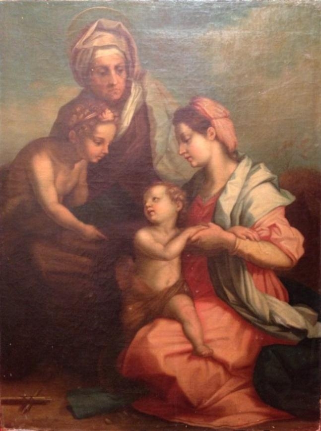 Andrea del Sarto | Madonna and Child with St. Elizabeth and St. John ...