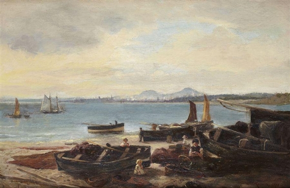 DUNDEE FROM NEWPORT, FIFE by James Scott Kinnear, 1882
