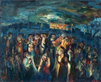 Simchat Torah in Safed - Isaac Frenel