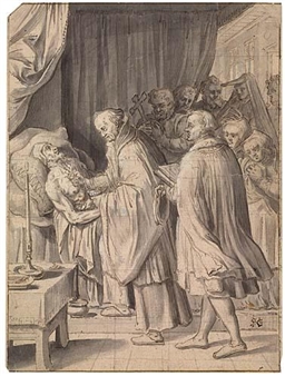 The Last Sacrament Administered to a Man on His Deathbed Picture