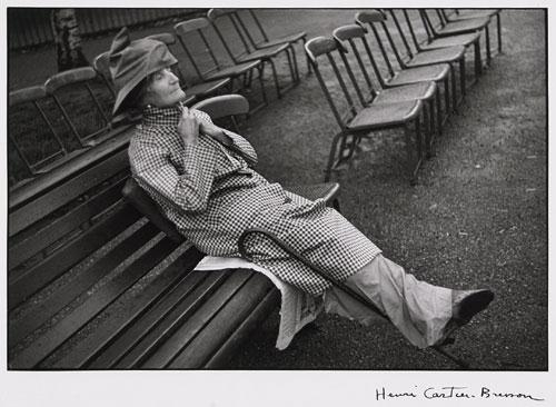 Henri Cartier-Bresson | Woman seated on 