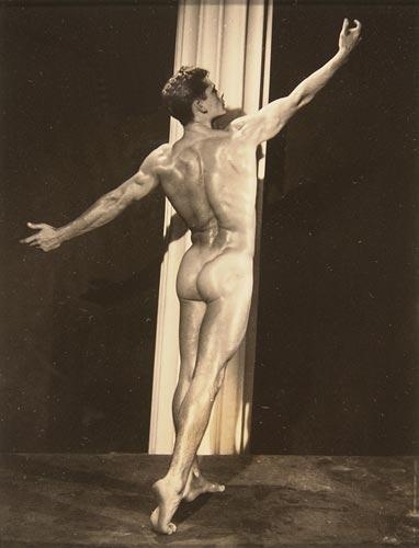 Artwork by Bob Mizer, Forester Millard at age 17, Made of Warm-toned silver print