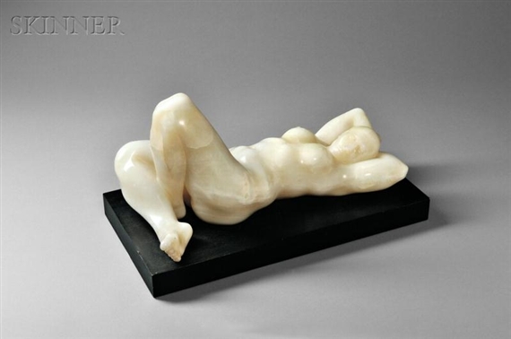 Reclining Female Nude by Armando Amaya