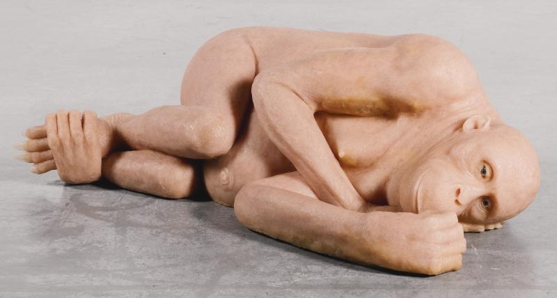 Artwork by Carsten Höller, UNTITLED (ORANGO TANGO), Made of silicone rubber and glass