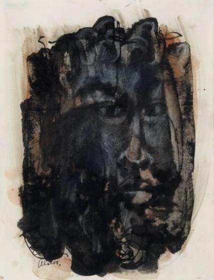 Untitled (Abstraction with Face)