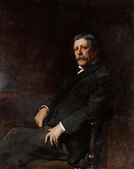 Portrait of Robert R. Symon by Frank Holl, 1888