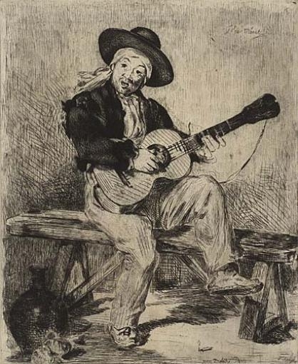 Le Guitarero (ou le Chanteur Espagnol).