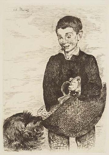 Artwork by Édouard Manet, Le Gamin, Made of Etching