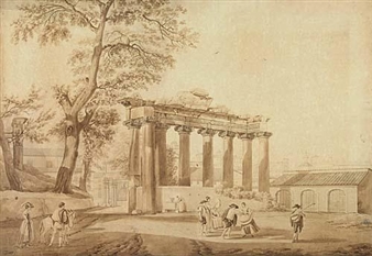 The Temple of Concord by Albert Christoph Dies