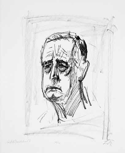 Bildnis Carl Jacob Burckhardt II by Otto Dix, 1961