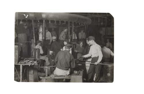 Glass blowers by Lewis Hine, Circa 1910