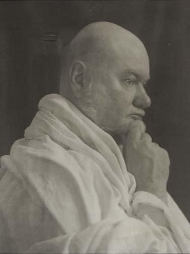 Artwork by David McDermott, Peter Thomas McGough, The essance or peculiarity of man is to comprehend a whole, Made of Platinum print