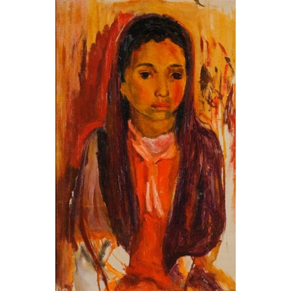 Mexican Girl by Frank Perri, 1940