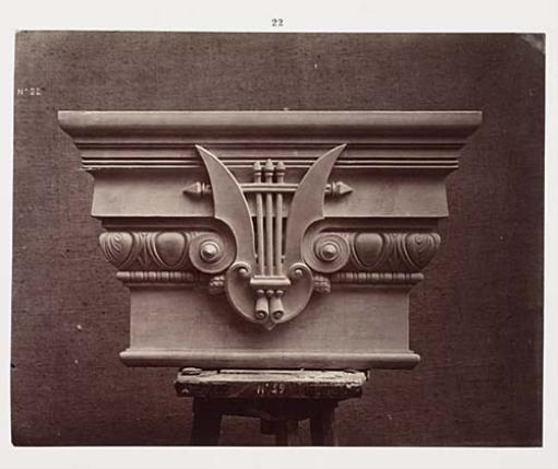 Le Nouvel Opéra de Paris, Sculpture Ornementale by Louis-Émile Durandelle, Circa 1870-1880