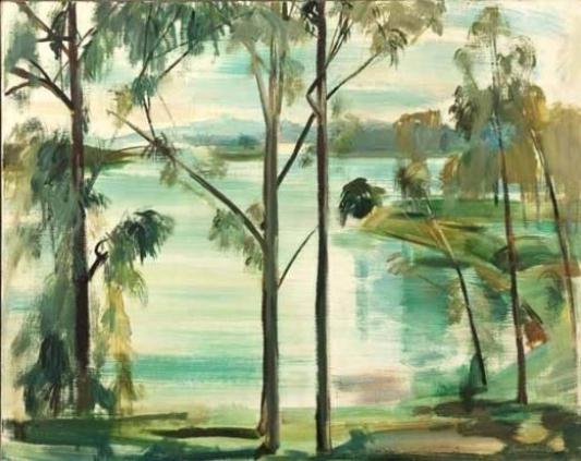 LAC KIVU by Clement Serneels, 1960