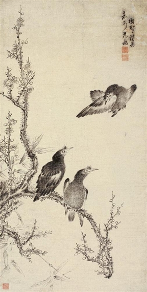 Flower and bird by Xiang Shengmo