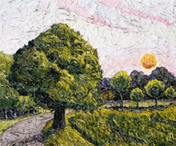 Setting Sun Approaching Farmleigh House, Phoenix Park